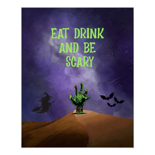 Halloween Creepy Poster Display (Voorkant)