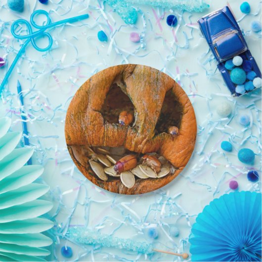 Halloween Creepy Pumpkin Bugs Papieren Bordje (Feest)