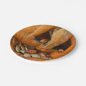 Halloween Creepy Pumpkin Bugs Papieren Bordje (Gekanteld)