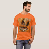 Halloween Creepy Pumpkin Bugs T-shirt (Voorkant volledig)