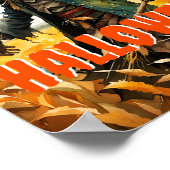 Halloween Creepy Scarecrow Poster (Hoek)