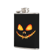 Halloween Creepy Smile Jack O' Lantern Heupfles (Links)