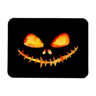 Halloween Creepy Smile Jack O' Lantern Magneet