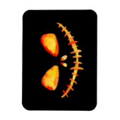 Halloween Creepy Smile Jack O' Lantern Magneet (Verticaal)