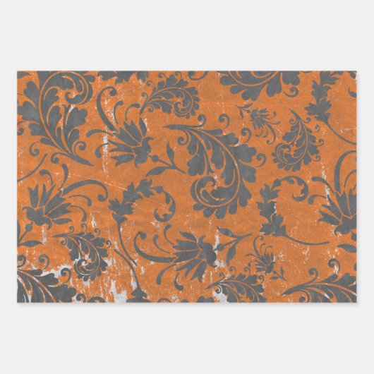 Halloween Creepy  Spooky Gift Patroon Inpakpapier Vel (Voorkant)