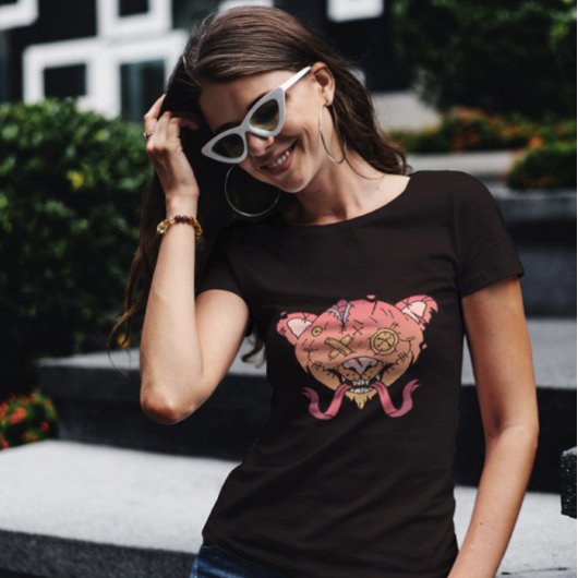 Halloween Creepy Teddy Bear T-shirt