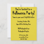 Halloween, Creepy Witch met Boy Kaart (Achterkant)