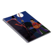  Halloween, Creepy Witch met Boy Notitieboek (Rechterzijde)