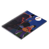  Halloween, Creepy Witch met Boy Notitieboek (Linkerzijde)
