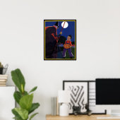 Halloween, Creepy Witch met Boy Poster (Thuiskantoor)