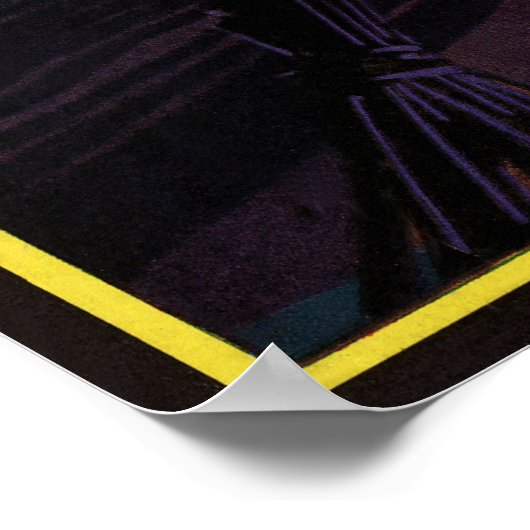 Halloween, Creepy Witch met Boy Poster (Hoek)