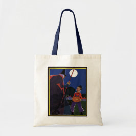  Halloween, Creepy Witch met Boy Tote Bag