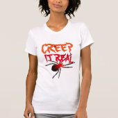 Halloween Creepy Wordplay Humor T-shirt (Voorkant)