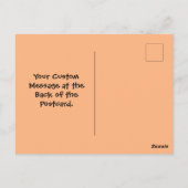 Halloween Crest boven Tartan Briefkaart (Achterkant)