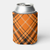 Halloween Crest over Tartan Bottle Cooler (Blikje Achterkant)
