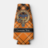 Halloween Crest over Tartan Bottle Cooler (Voorkant)