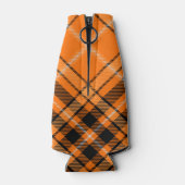 Halloween Crest over Tartan Bottle Cooler (Achterkant)