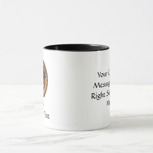 Halloween Crest over Tartan Mok (Midden)