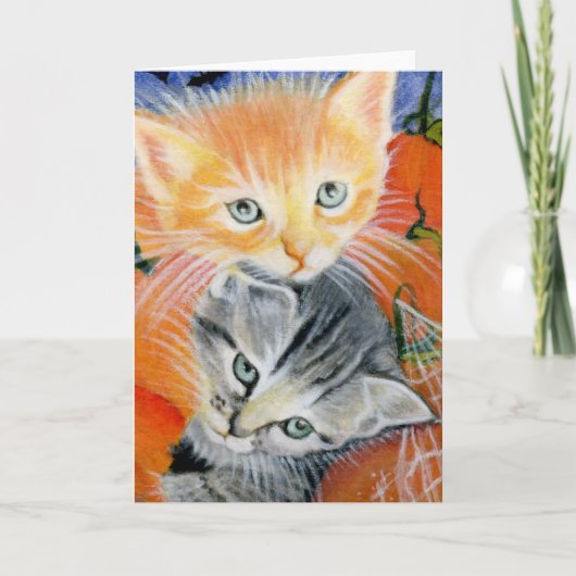 Halloween Critters katten Card Kaart (Voorkant)
