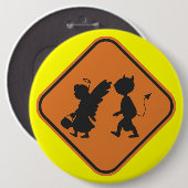 Halloween Crossing Ronde Button 6,0 Cm (Voorkant /achterkant)