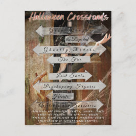 Halloween CrossRoads Briefkaart