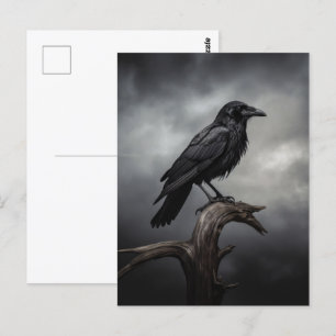 Halloween Crow Briefkaart