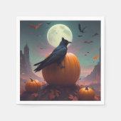 Halloween Crow Servet (Voorkant)