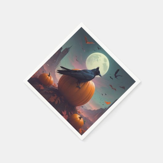 Halloween Crow Servet (Hoek)