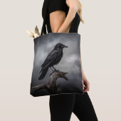 Halloween Crow Tote Bag (Dichtbij)
