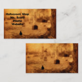 Halloween Crow Visitekaartje (Voorkant / Achterkant)