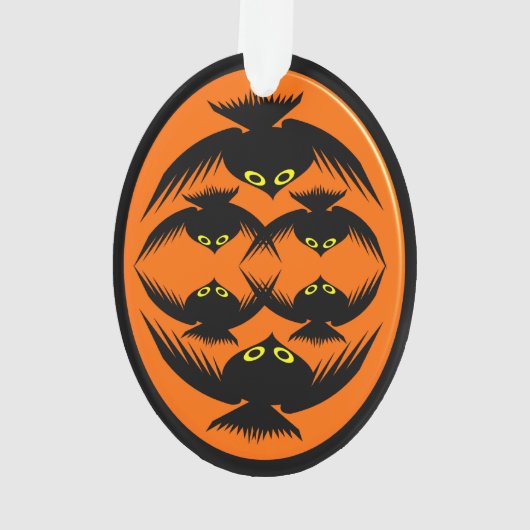 Halloween Crows Acryl Ornament (achterkant)