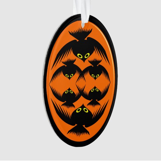 Halloween Crows Acryl Ornament (voorkant)