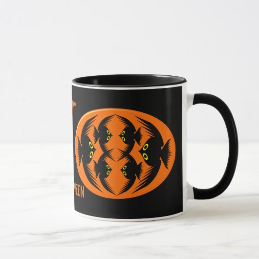 Halloween Crows Coffee Mok (Rechts)