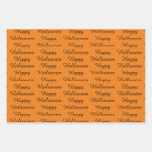 Halloween Crows Custom Gift Wrap Set Inpakpapier Vel (Voorkant 2)