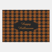 Halloween Crows Custom Gift Wrap Set Inpakpapier Vel (Voorkant)