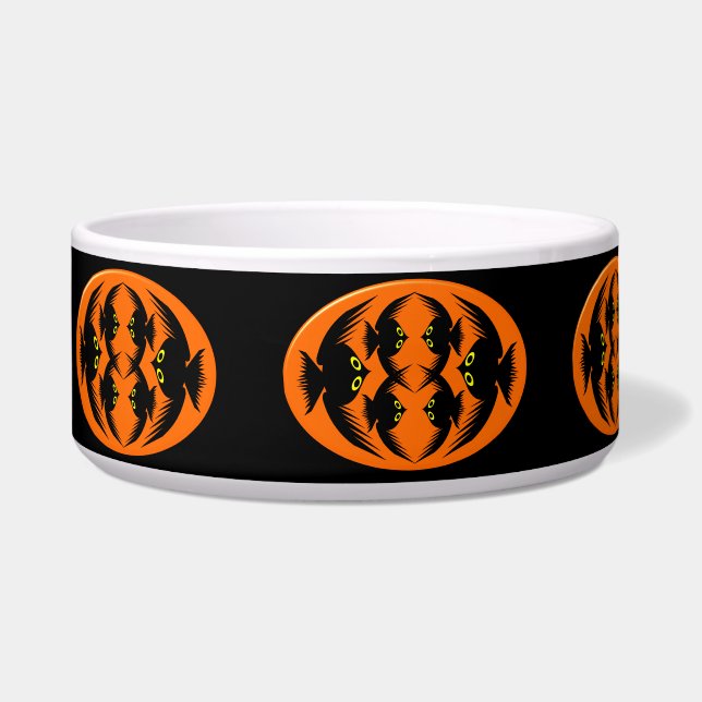 Halloween Crows Dog Bowl Voerbakje (Links)
