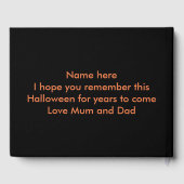 Halloween Crows Guestbook Gastenboek (Achterkant)