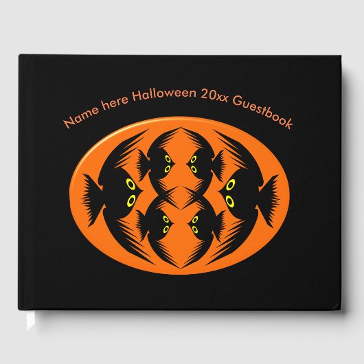 Halloween Crows Guestbook Gastenboek (Voorkant)