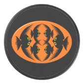 Halloween Crows Hockey Puck (Voorkant)