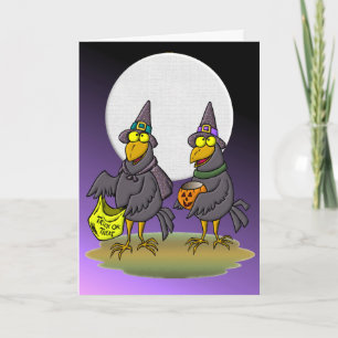 Halloween Crows Kaart