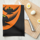 Halloween Crows Kitchen Towel Theedoek (Quarter Fold)