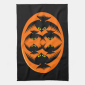 Halloween Crows Kitchen Towel Theedoek (Verticaal)
