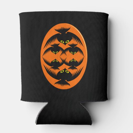 Halloween Crows Koelbox Blikjeskoeler (Achterkant)