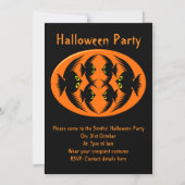Halloween Crows Magnetic Party Invites Magnetische Uitnodiging (Voorkant)