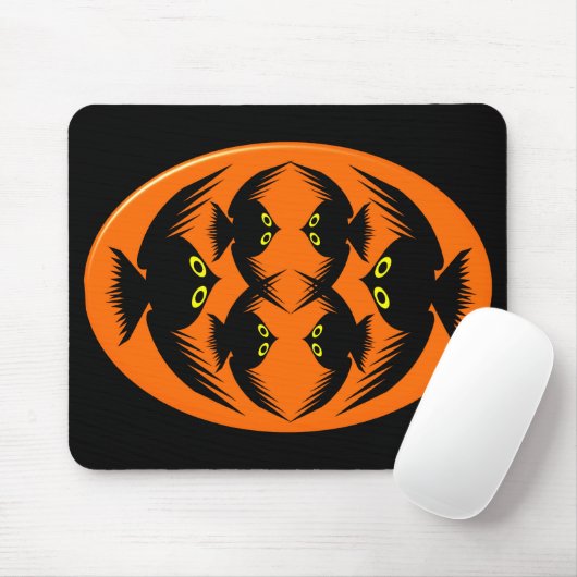 Halloween Crows Mousepad Muismat (Met muis)