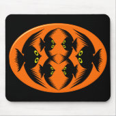 Halloween Crows Mousepad Muismat (Voorkant)