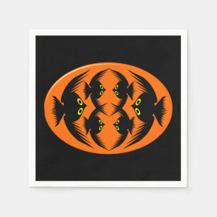 Halloween Crows Paper Napkins Servetten