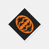 Halloween Crows Paper Napkins Servetten (Hoek)