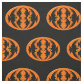 Halloween Crows patterned Fabric Stof (Swatch)