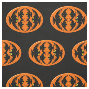 Halloween Crows patterned Fabric Stof